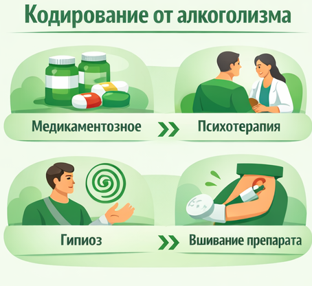 кодирование от алкоголизма в Куровском Санати